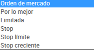 Opciones