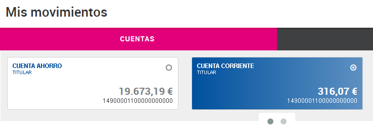 Mis movimientos.