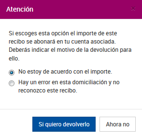Mensaje de advertencia