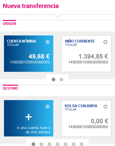 Nueva tranferencia