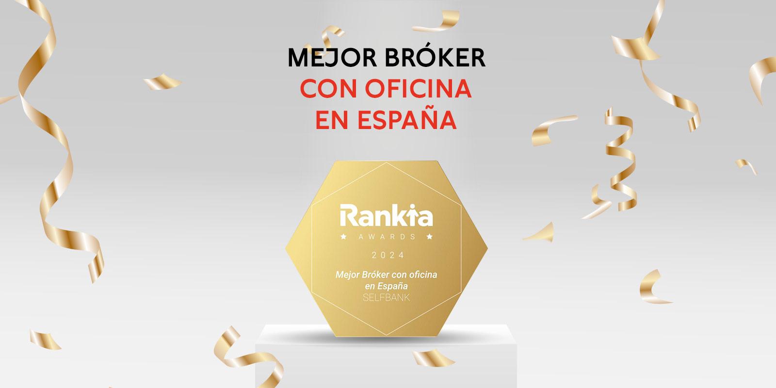 Premio Rankia Mejor Bróker con oficina en España